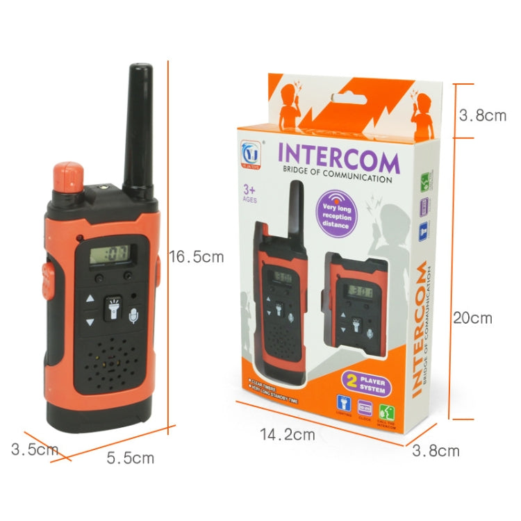 Walkie-talkie para niños Llamada inalámbrica remota Teléfono de juguete interactivo entre padres e hijos, Red, Yellow