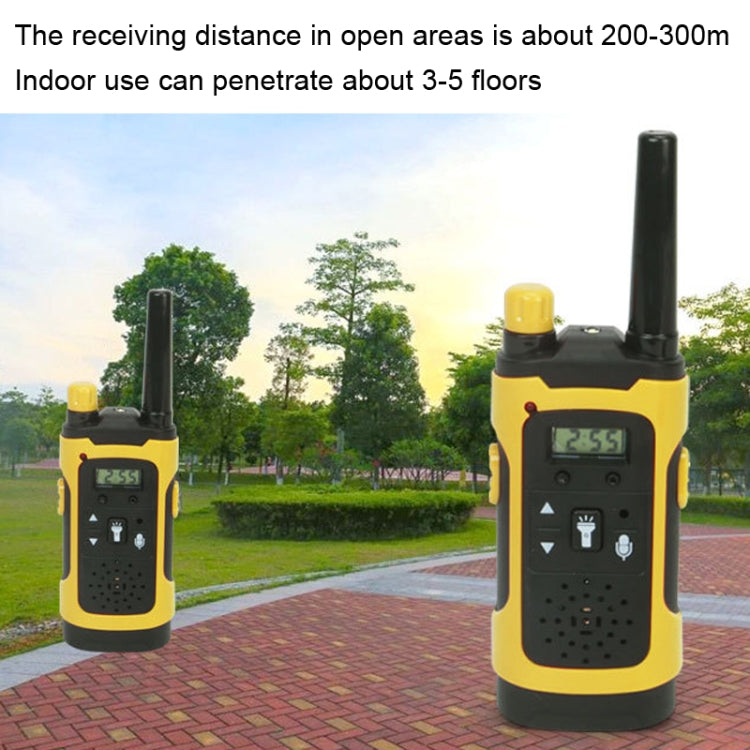 Walkie-talkie para niños Llamada inalámbrica remota Teléfono de juguete interactivo entre padres e hijos, Red, Yellow