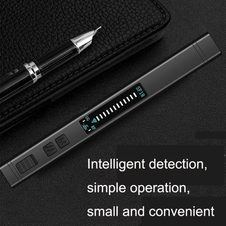 SF18 Hotel Detector de cámara anticanceríptica Pluma de detección de señal de seguimiento de GPS antiubicación, SF18
