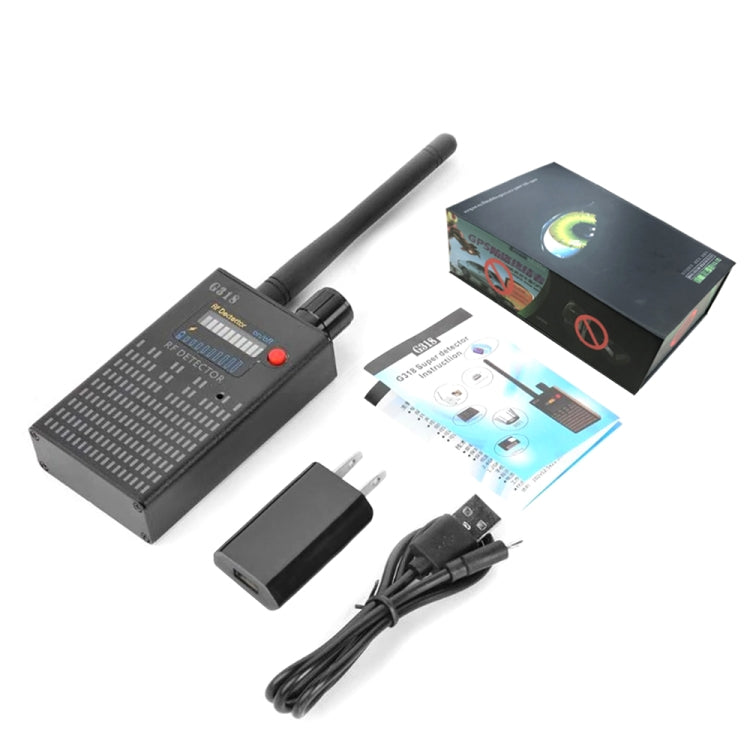 G318 Detector de señal de disparo antiespionaje y anticancerígeno Localizador GPS