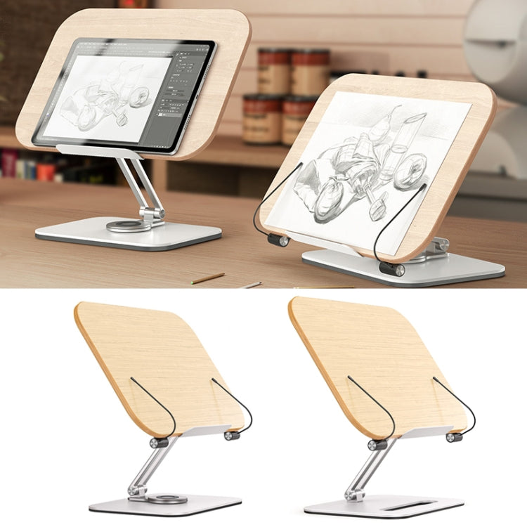 Estantería de lectura Escritorio Rotación de 360 grados Soporte de tableta elevable multifunción, R03, R04