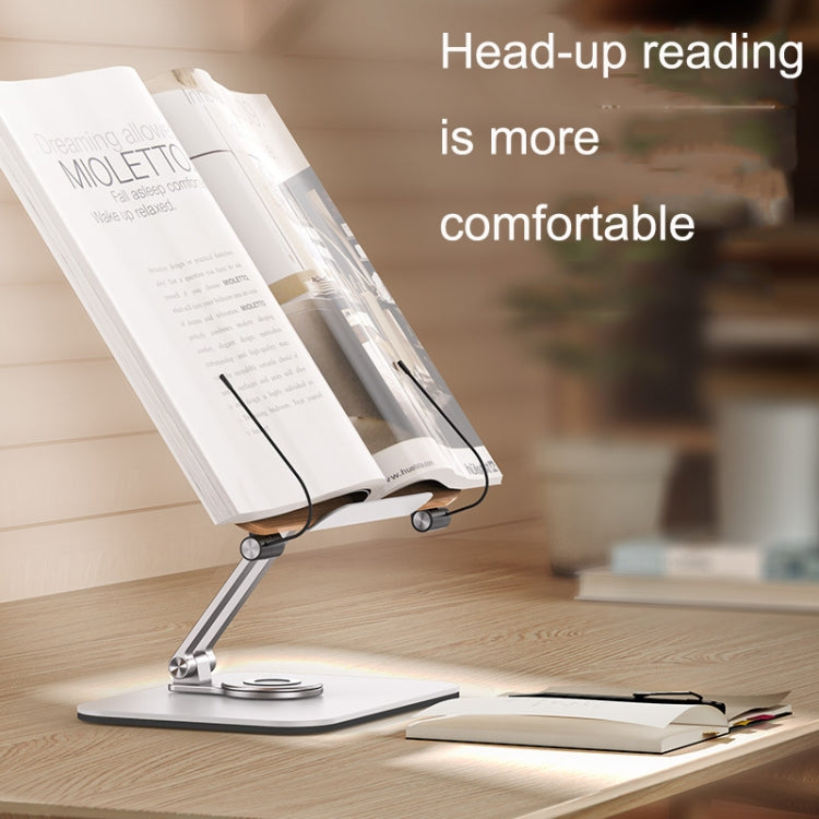 Estantería de lectura Escritorio Rotación de 360 grados Soporte de tableta elevable multifunción, R03, R04