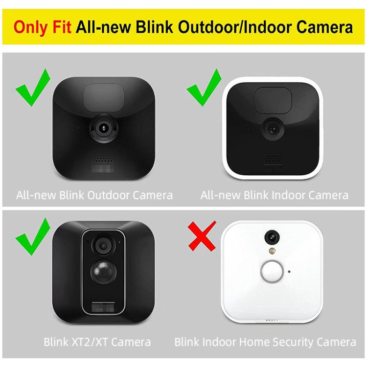 Funda protectora de silicona para cámara de seguridad Blink Outdoor/Indoor/XT1/XT2, Black