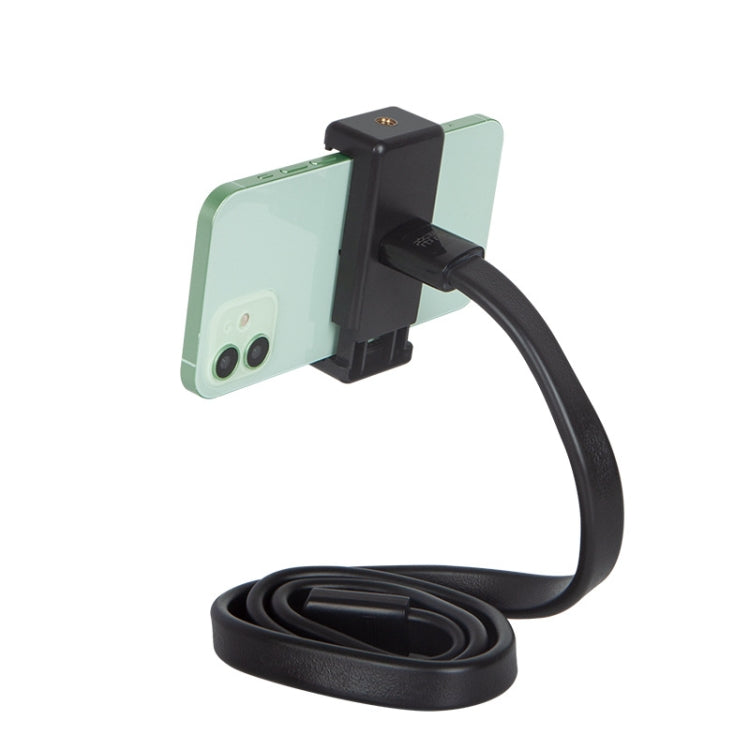 Soporte de transmisión en vivo de teléfono móvil de manguera de ajuste de flexión DiHao, DiHao Hose+Double Hole Phone Clip