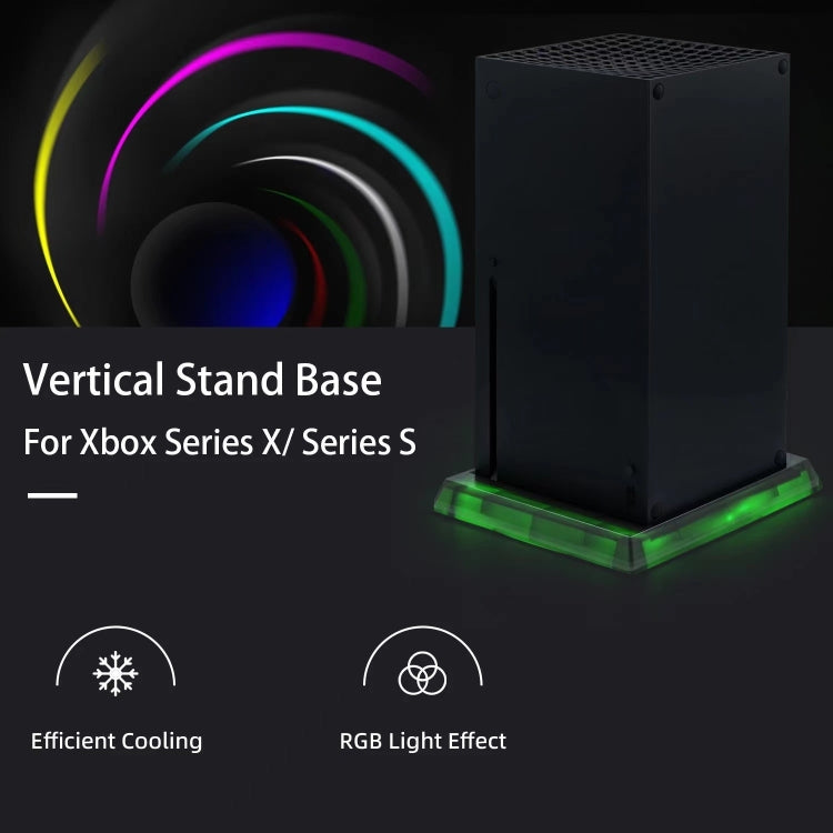 Consola de juegos Symphony Base de refrigeración para Microsoft Xbox Series X/S, RGB Cooling Base, Cooling Fan-Ordinary)