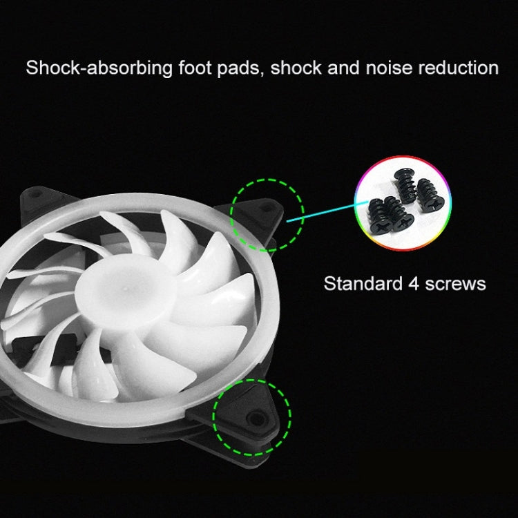 Radiador luminoso RGB de la CPU de la computadora, 1 Fan+Remote Control, 2 Fans+Remote Control, 3 Fans+Remote Control, 4 Fans+Remote Control, 5 Fans+Remote Control, 6 Fans+Remote Control, 7 Fans+Remote Control, 8 Fans+Remote Control