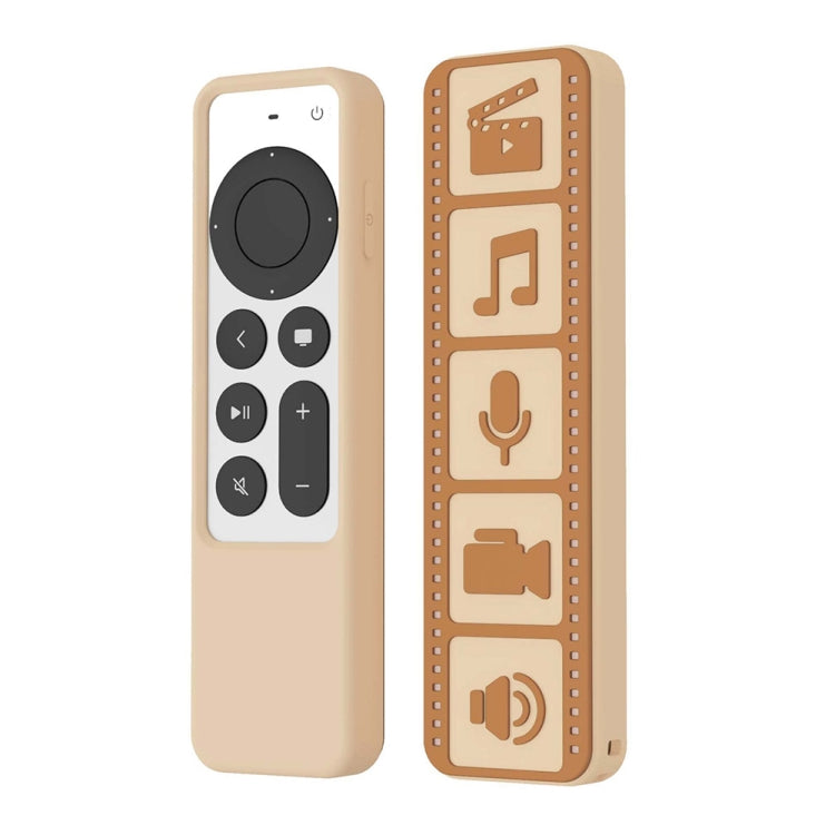 Funda protectora antideslizante impermeable de silicona para mando a distancia para Apple TV 4K 2021, (Brown), (Black), (Gray White), (Luminous Color)