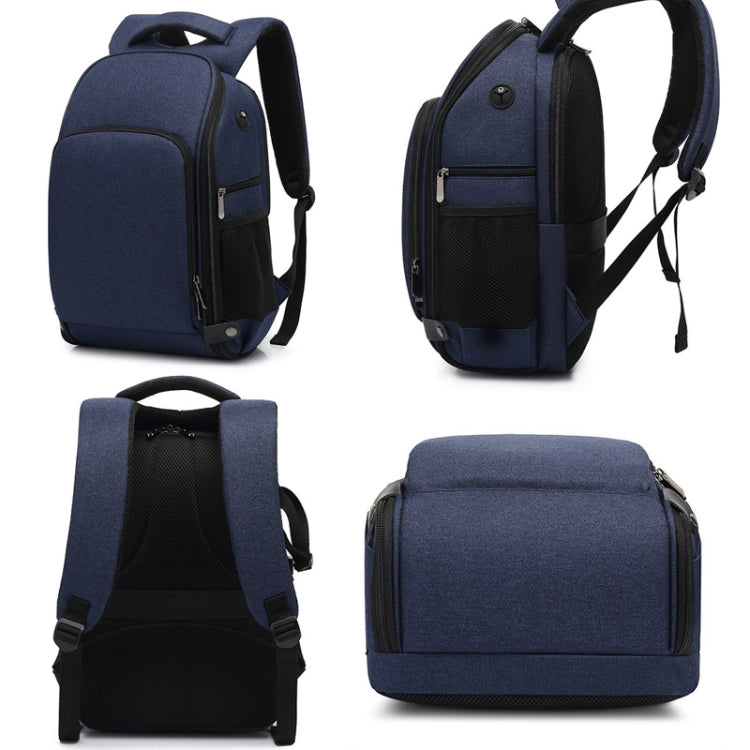 Mochila catiónica SLR Mochila impermeable para fotografía con orificio para cable de auriculares, Azul, Negro, Rojo
