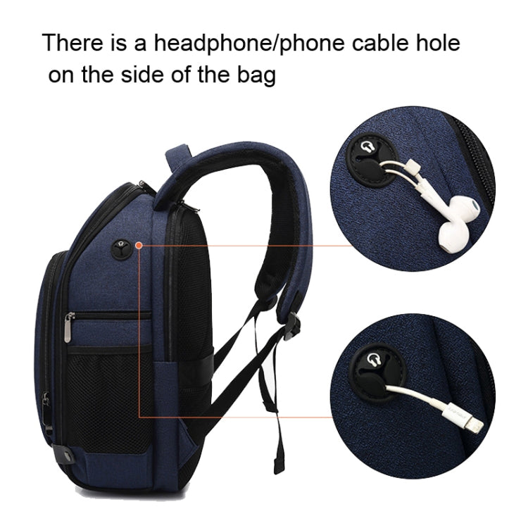 Mochila catiónica SLR Mochila impermeable para fotografía con orificio para cable de auriculares, Azul, Negro, Rojo