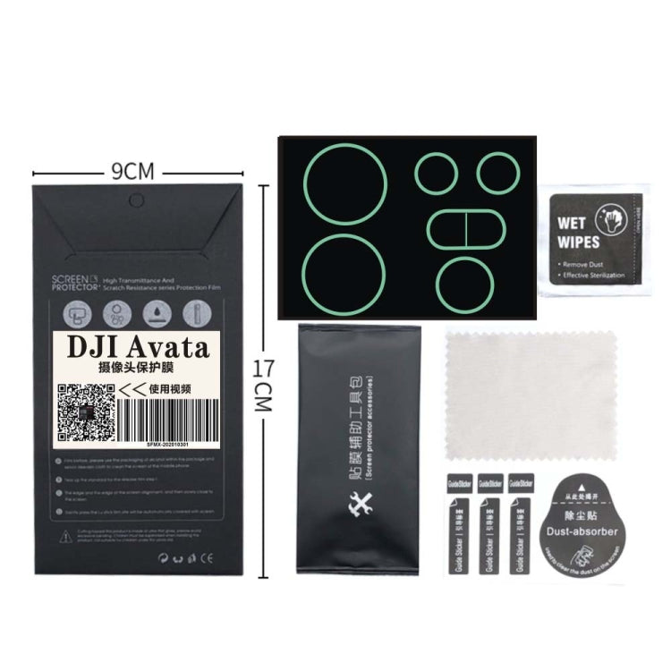 Sensor+Lens+Gafas Película protectora Película antiarañazos para DJI Avata, for DJI Avata Advanced Version, for DJI Avata Smart Version