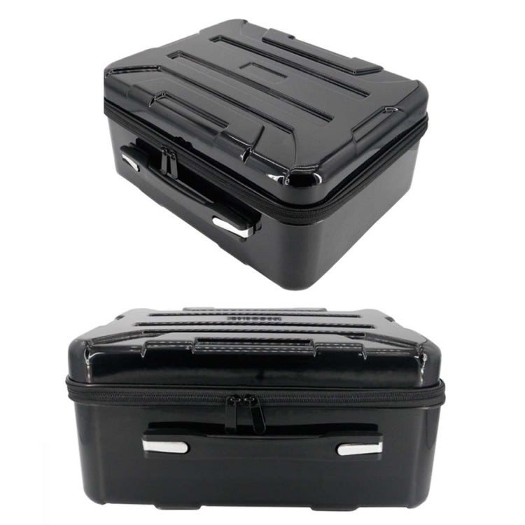Estuche de transporte impermeable de carcasa dura de PC para Dron DJI Avata, Negro, Plata