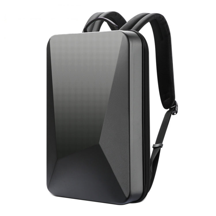 Bopai 61-93318A Mochila impermeable y expandible de carcasa dura con orificio de carga USB, especificaciones:, Regular (Silver), Password (Silver), Regular (Black), Password (Black)