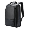 Bopai 61-70111 Mochila antirrobo impermeable con varios compartimentos de piel de vaca con orificio de carga USB, 61-70111