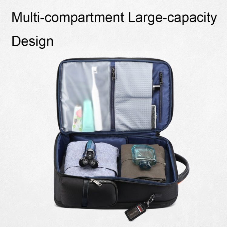 Bopai 61-86611 Mochila para computadora portátil antirrobo resistente al desgaste multifuncional con orificio de carga USB