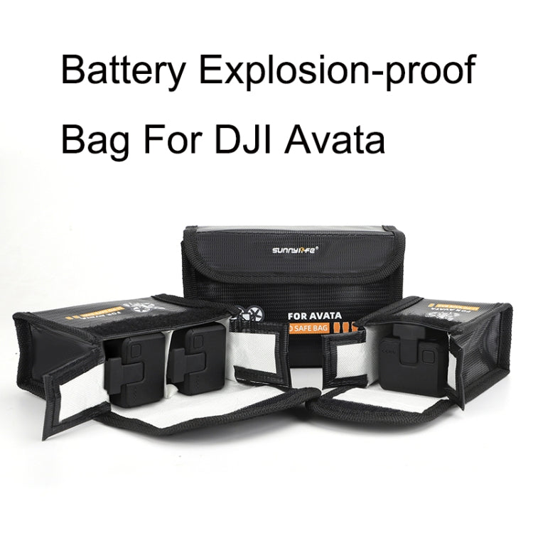 Bolsa a prueba de explosión de batería para DJI Avata, AT-DC477, AT-DC478, AT-DC479