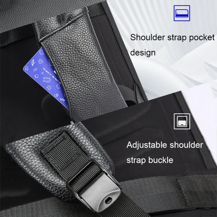 Bopai 61-121561 Mochila de negocios multifuncional antirrobo para computadora portátil con orificio de carga USB, 61-121561