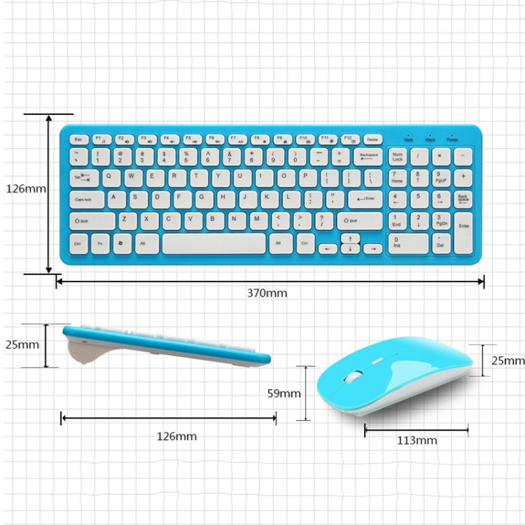 MLD-568 Conjunto de teclado de mouse inalámbrico silencioso para juegos de oficina, MLD-568 Black, MLD-568 White, MLD-568 Blue, MLD-568 Pink