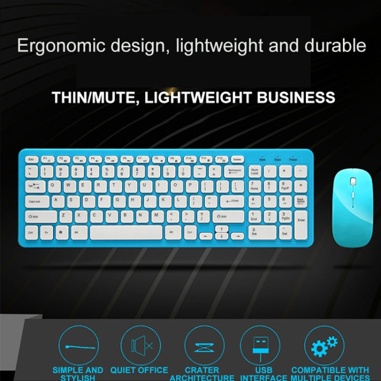 MLD-568 Conjunto de teclado de mouse inalámbrico silencioso para juegos de oficina, MLD-568 Black, MLD-568 White, MLD-568 Blue, MLD-568 Pink
