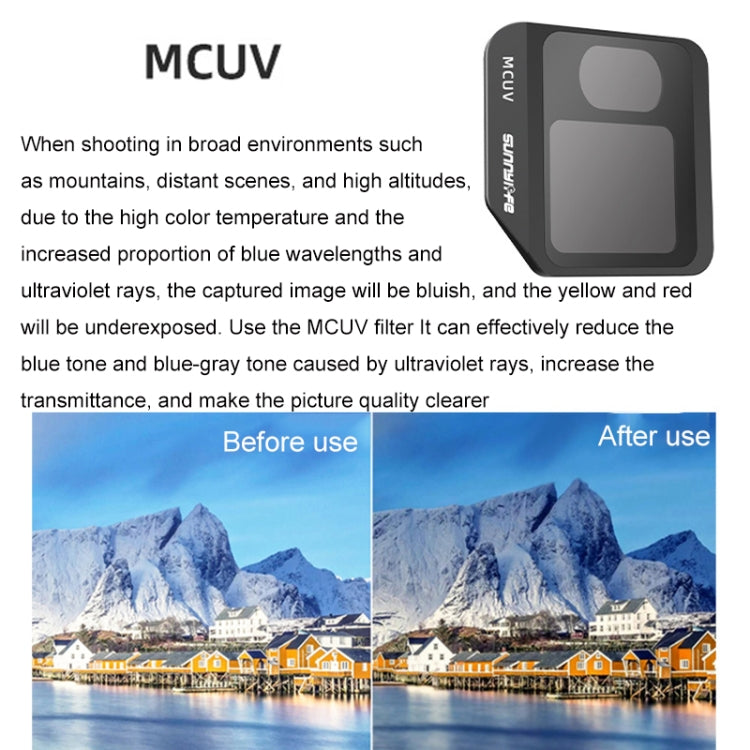 Sunnylife M3-FI330 para filtro Mavic 3, estilo:, MCUV, ND4, ND8, ND16, ND32, ND4 / PL, ND8 / PL, ND16 / PL, ND32 / PL, CPL