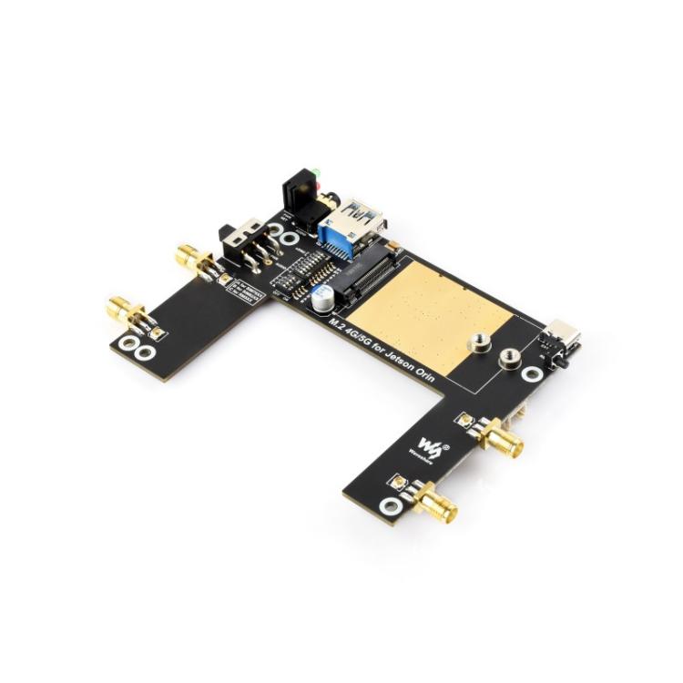 Módulo Waveshare SIM7600G-H-M.2 4G para Jetson Orin. Compatible con comunicación 4G/3G/2G y posicionamiento GNSS. Cobertura global., 32257