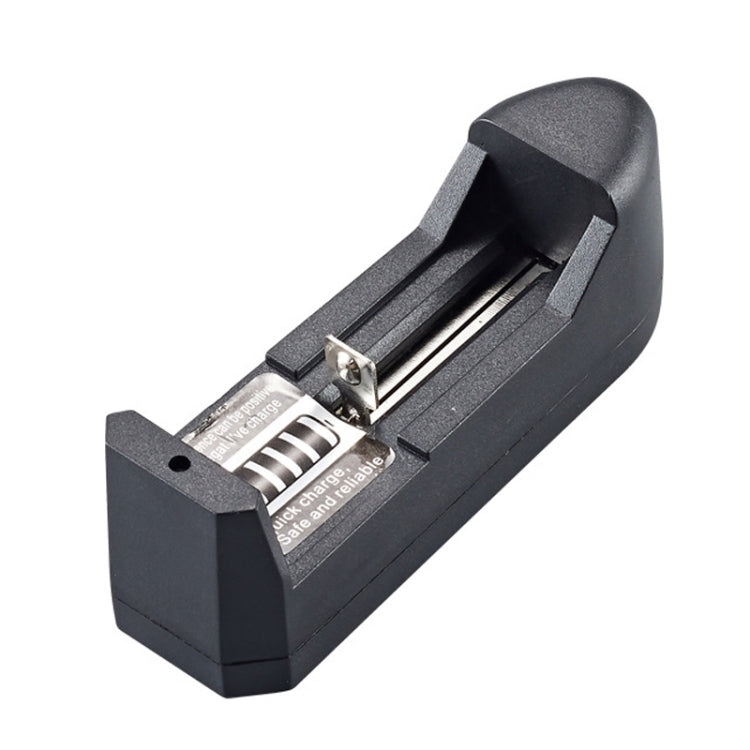 10 PCS BMAX Fuente de alimentación de inserción directa de ranura única 18650 Cargador de batería de litio, Single Slot EU Plug(Black), Single Slot US Plug(Black)
