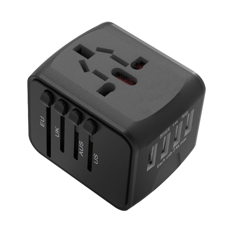 BMAX 199-04U Travel Multifuncional USB Converter 4 USB Universal Socket, BMAX 199-04U Green, BMAX 199-04U Blue, BMAX 199-04U Black, BMAX 199-04U White