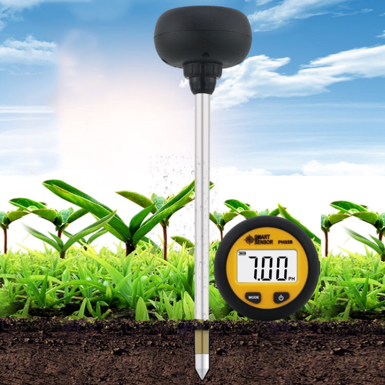 Sensor inteligente PH 328 Medidor de acidez del suelo Fertilizante Detector de humedad de nutrientes