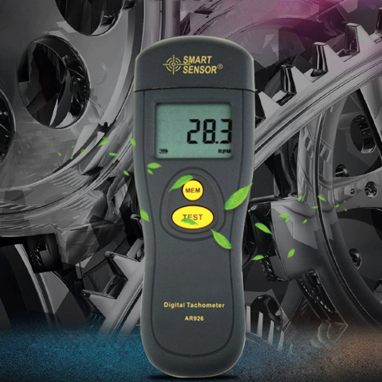Sensor inteligente AR926 Pantalla LED Medidor de detección de velocidad fotoeléctrica