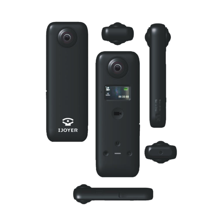 IJOYER A3S 4K Ciclismo Anti-Shake 360 Cámara de acción panorámica, A3S