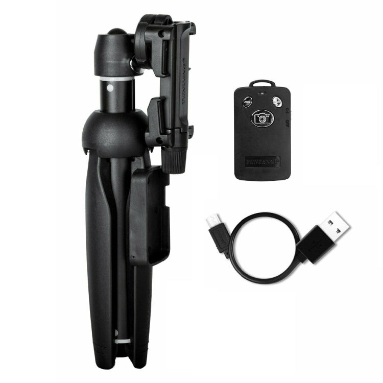 YUNTENG Trípode de varilla Selfie para teléfono móvil con control remoto Bluetooth, 9928 Black, 9928N Black