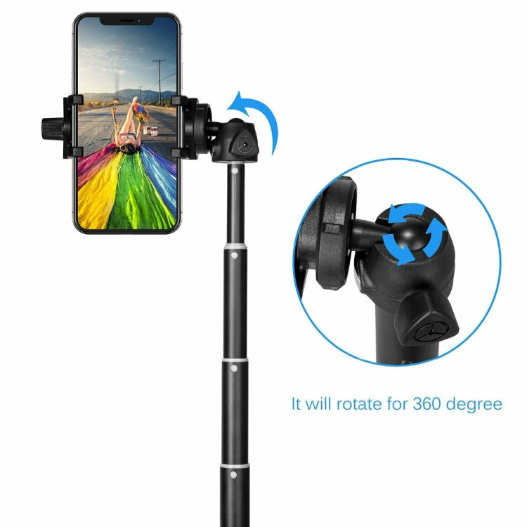 YUNTENG Trípode de varilla Selfie para teléfono móvil con control remoto Bluetooth, 9928 Black, 9928N Black