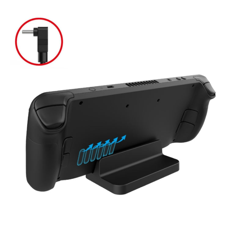 PGTECH para soporte de consola Steam Deck con cable de carga, PGTECH Holder