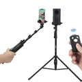 YUNTENG 1388L Trípode Selfie Stick Teléfono con control remoto Bluetooth, YUNTENG 1388L