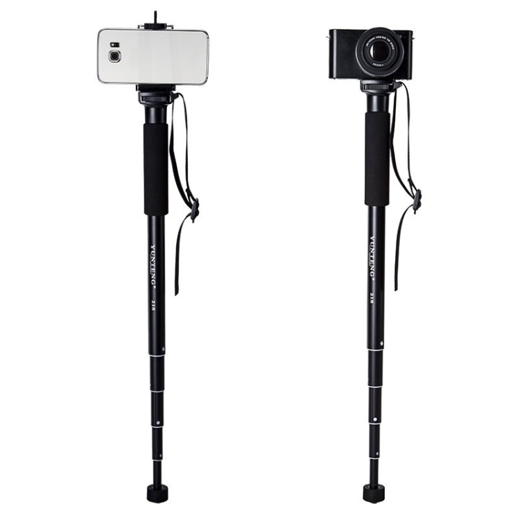 YUNTENG 218 Cámara portátil liviana Soporte para teléfono con cámara de un solo cuadro, YUNTENG 218