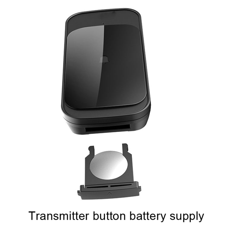 C03 1 por 1 Timbre inalámbrico con sensor táctil a prueba de agua para el hogar, C03 EU Plug Black, C03 EU Plug White, C03 US Plug Black, C03 US Plug White, C03 UK Plug Black, C03 UK Plug White