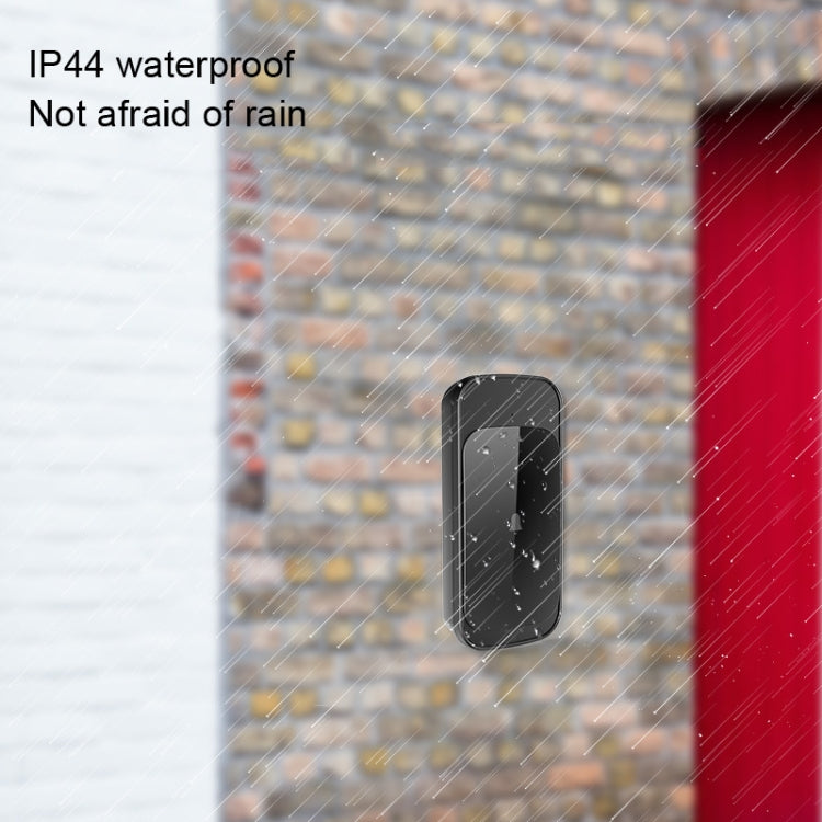 C03 1 por 1 Timbre inalámbrico con sensor táctil a prueba de agua para el hogar, C03 EU Plug Black, C03 EU Plug White, C03 US Plug Black, C03 US Plug White, C03 UK Plug Black, C03 UK Plug White