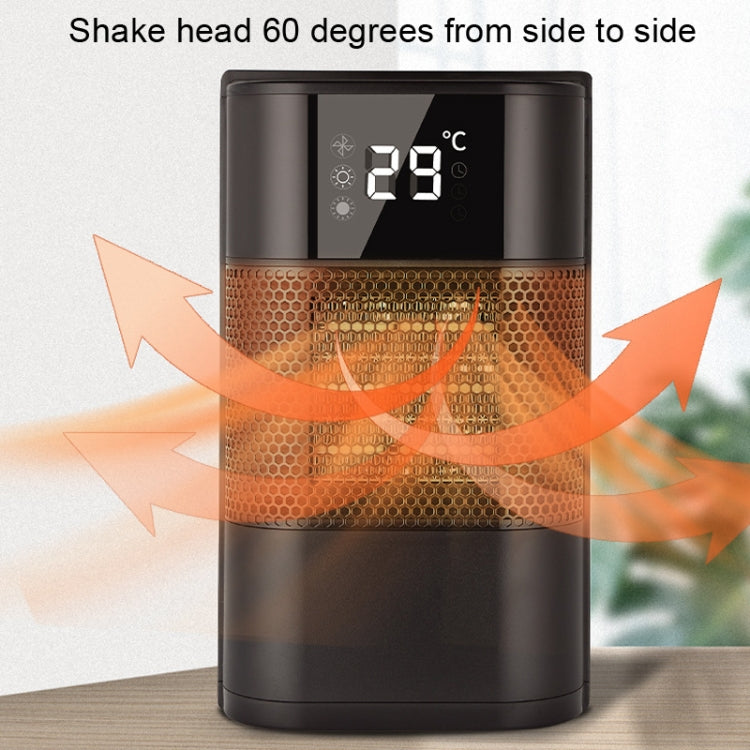 Calentador de aire de mesa N8 Calentador eléctrico de ahorro de energía de calor rápido para interiores, Especificación:, UK Plug, EU Plug, US Plug