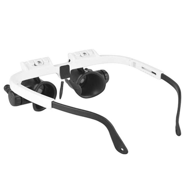 9892H-1 8x / 15x / 23x 2LED Lupa montada en la cabeza Reloj Reparación Gafas Tipo Lupa