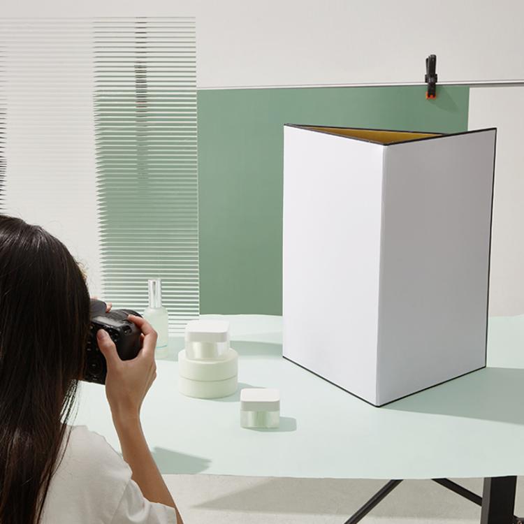 Accesorios de fotografía plegables en cartulina con reflector, A3 One Side All White, A3 One Side All Black, A3 One Side All Gold, A4 One Side All White, A4 One Side All Silver, A4 One Side All Gold