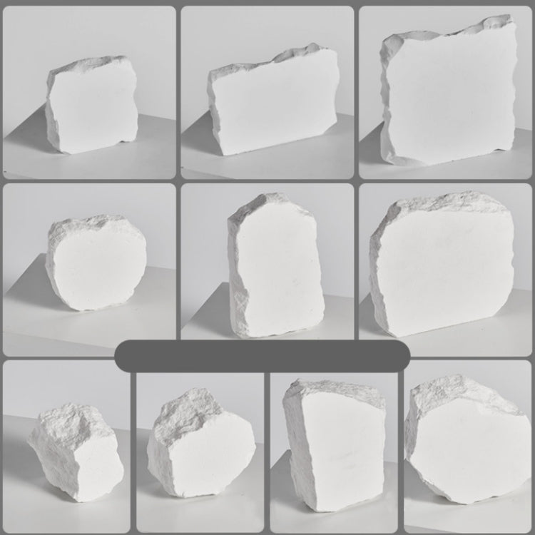Accesorios de fotografía de adornos de joyería de yeso irregular, tamaño:, 1.6cm Small, 1.6cm Medium, 1.6cm Large, 2.6cm Small, 2.6cm Medium, 2.6cm Large, 4.8cm Small, 4.8cm Medium, 4.8cm Large A, 4.8cm Large B