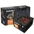Fuente de alimentación para computadora EVESKY 700WS ATX 12V con ventilador de 12 cm, 700WS