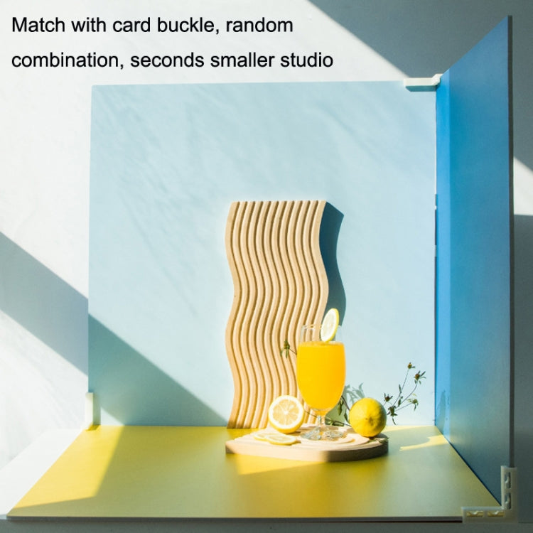 Tablero de fondo de fotografía de doble cara de 40x40CM, accesorios para fotos de alimentos