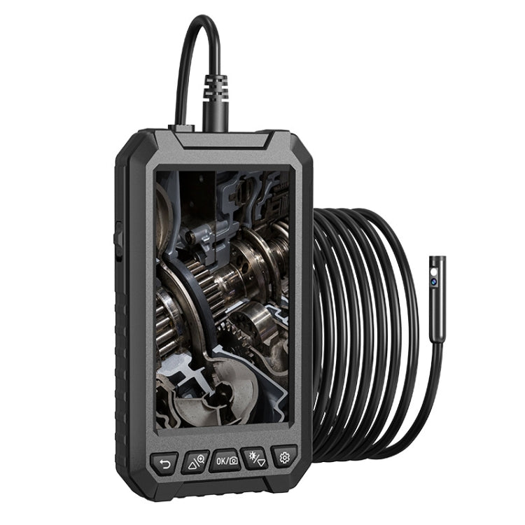 Endoscopio IPS HD de 5 pulgadas con pantalla para inspección de tuberías industriales y reparación de automóviles