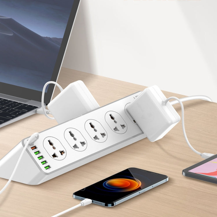 LDNIO SC10610 30W 10+6 puertos Multifuncional Travel Home Office Zócalo de carga rápida, especificaciones:, UK Plug, EU Plug, US Plug