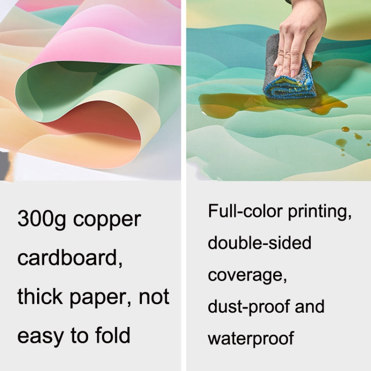 Papel de fondo de fotografía mate de doble cara 3D