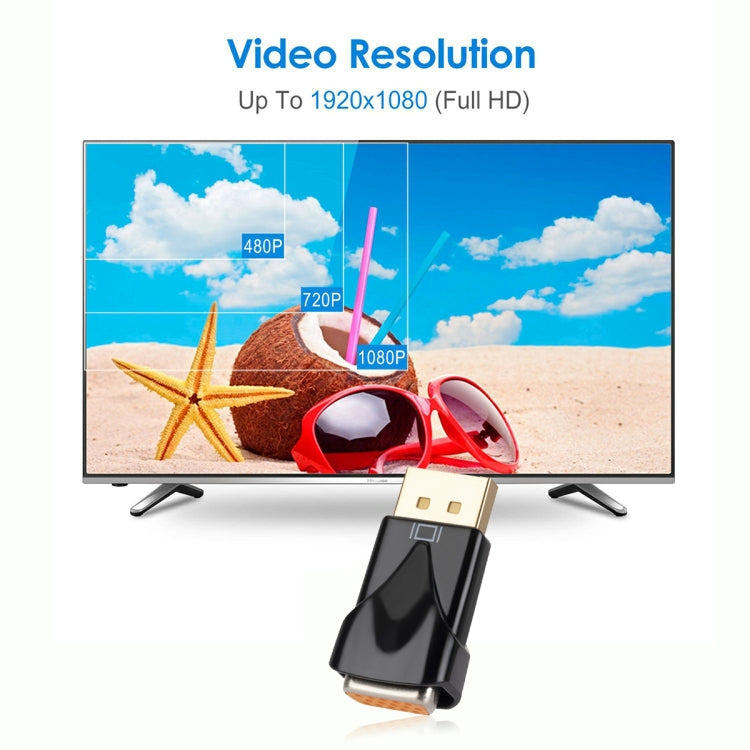 Adaptador D29 DP a VGA Convertidor HD