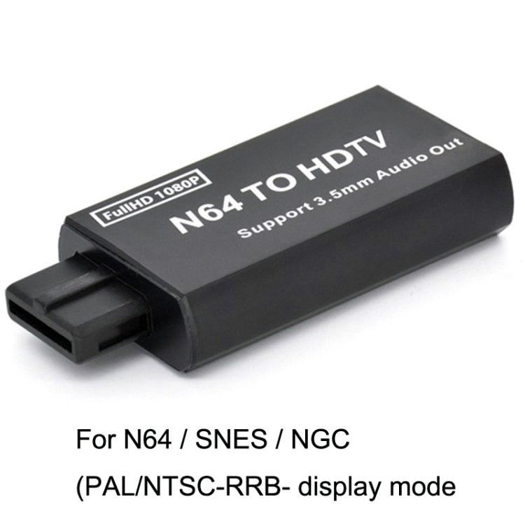Para Nintendo N64 / SNES / NGC / SFC Adaptador N64 a convertidor HDMI, N64 To HDMI Converter