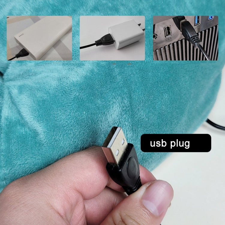 Calentador de pies con calefacción USB Calentador de pies de felpa cómodo