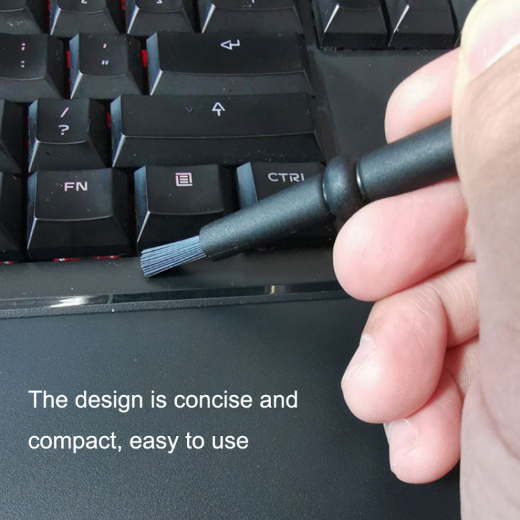 2 juegos de cepillo antiestático, mango portátil, kit de cepillo de teclado limpio, 5 In 1