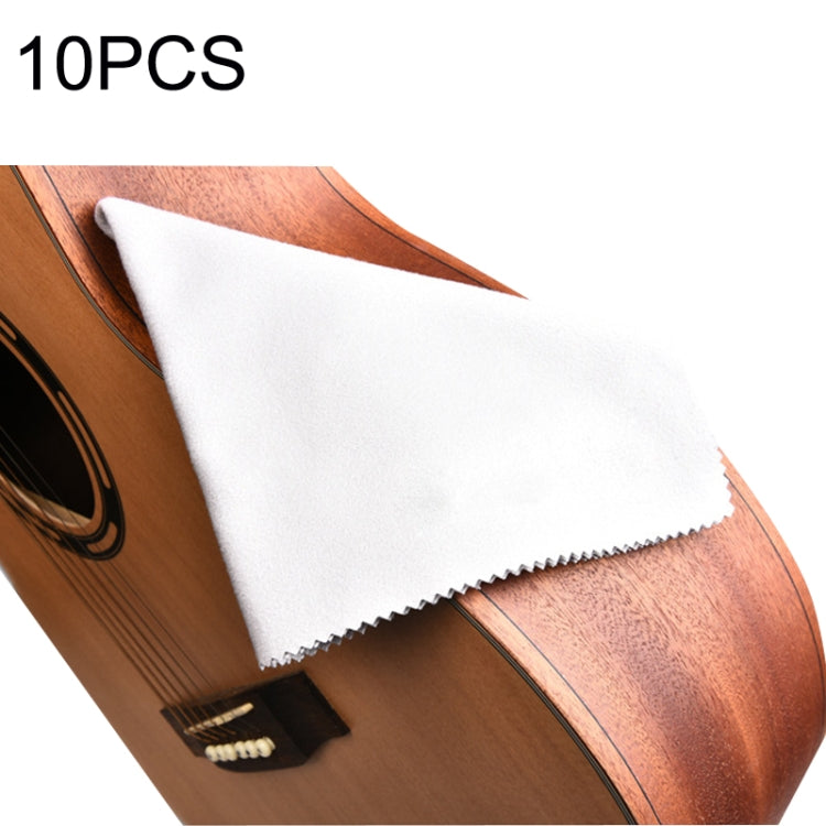 10 Uds. Paño de limpieza de guitarra de viento paño de limpieza de Piano paño de mezclilla, Gray